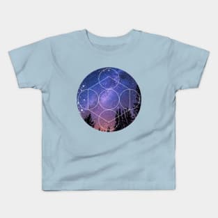 Galaxy Nature Mask Kids T-Shirt